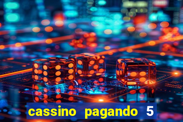 cassino pagando 5 reais no cadastro